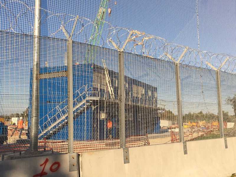 Il cantiere Tap. Foto dalla pagina Facebook del Movimento NoTap