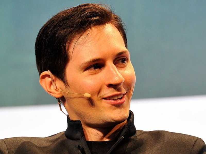 Pavel Durov, fondatore di Telegram, al TechCrunch Disrupt di San Francisco (foto LaPresse)