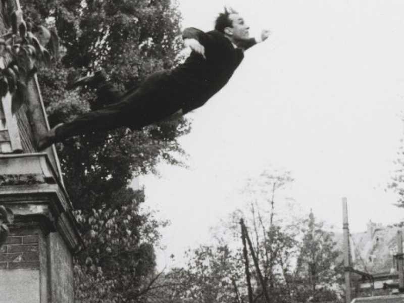 Yves Klein, "Le saut dans le vide"