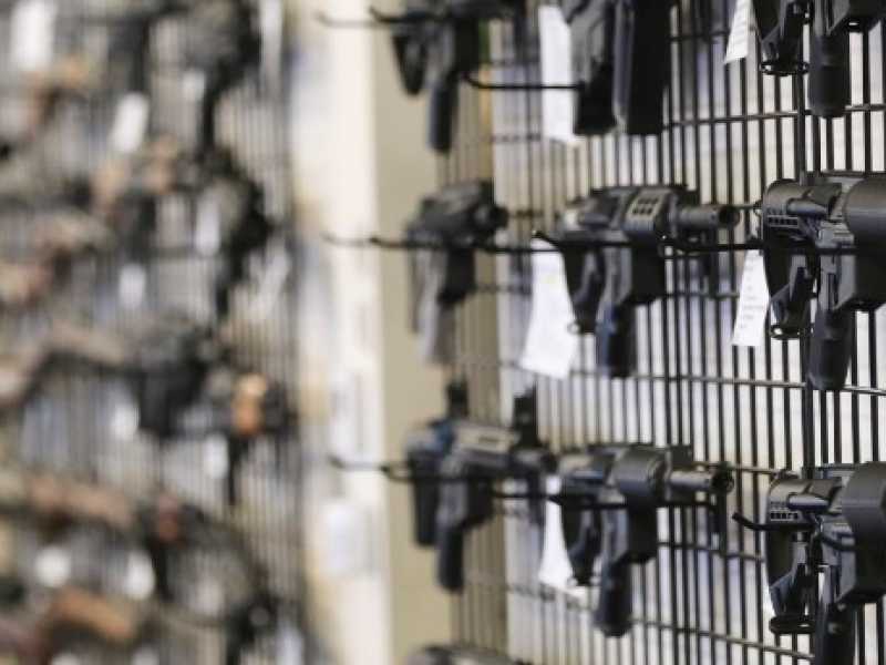 Un negozio di armi a Las Vegas (foto LaPresse)