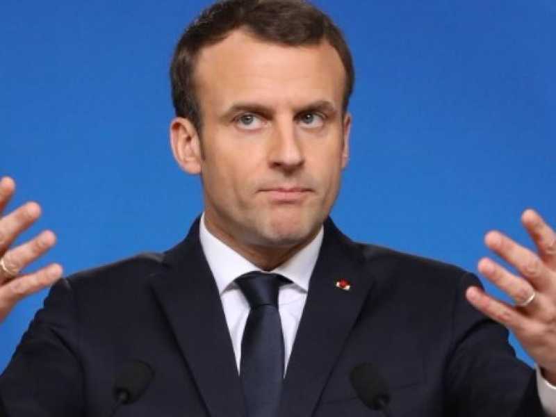 Emmanuel Macron (foto LaPresse)