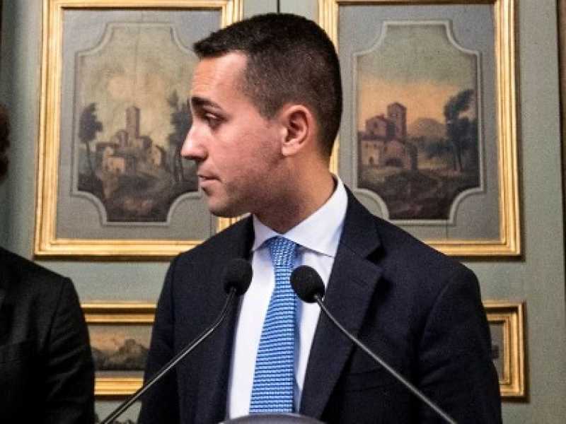 Danilo Toninelli, Luigi Di Maio e Giulia Grillo (foto LaPresse)