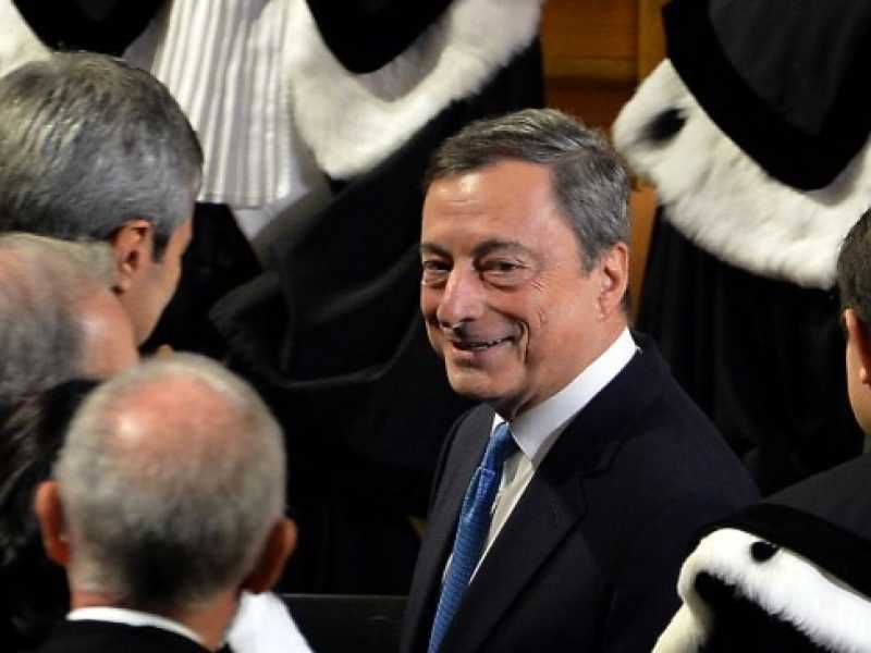 Mario Draghi (foto LaPresse)