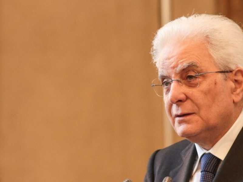 Sergio Mattarella all'inaugurazione dello State of the Union (foto LaPresse)