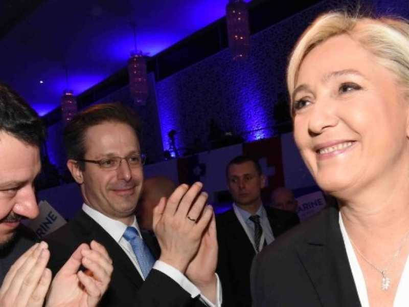 Matteo Salvini e Marine Le Pen