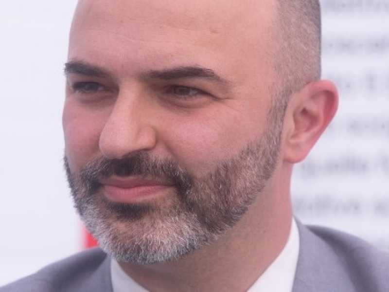 Max Bugani all'inaugurazione del 'City Lab' a Torino