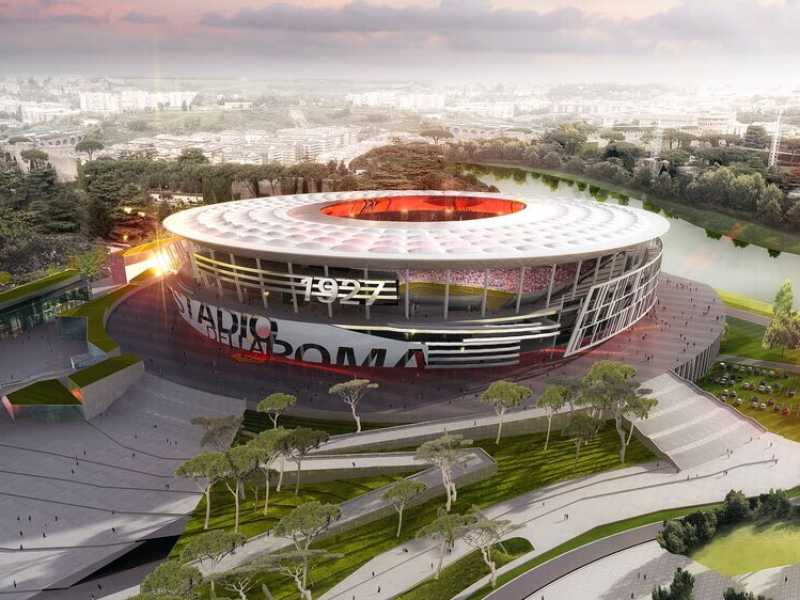 Stadio della Roma, rendering