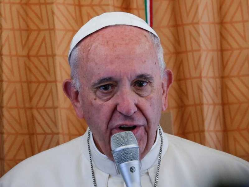 Papa Francesco (foto LaPresse)