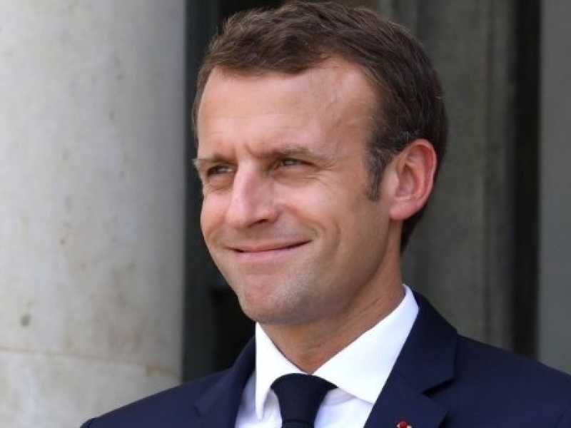 Emmanuel Macron (foto LaPresse)