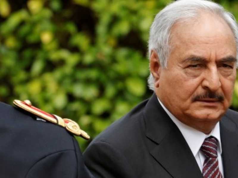 Il generale Kalifa Haftar (foto LaPresse)