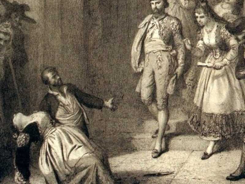Locandina di Leray per il debutto di Carmen, il 3 marzo 1875 all&rsquo;Op&eacute;ra Comique di Parigi (via artlyriquefr.fr)