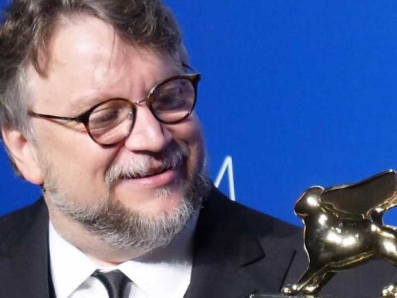 Guillermo Del Toro, vincitore del Leone d'oro lo scorso anno a Venezia (foto LaPresse)