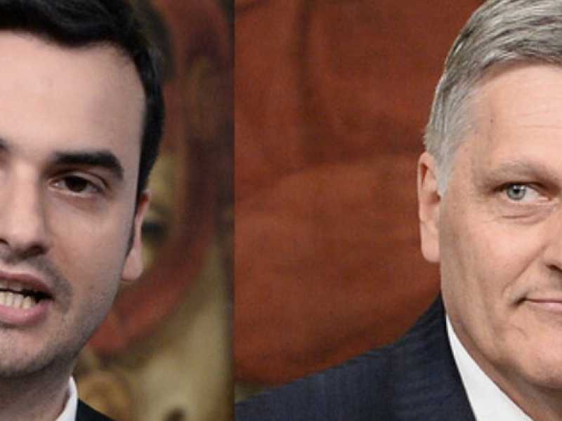 Cosimo Sibilia (a sinistra) e Luigi Gaetti