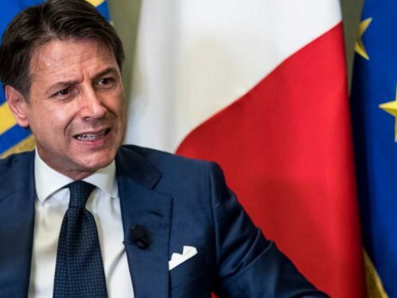 Il presidente del Consiglio, Giuseppe Conte (foto LaPresse)3