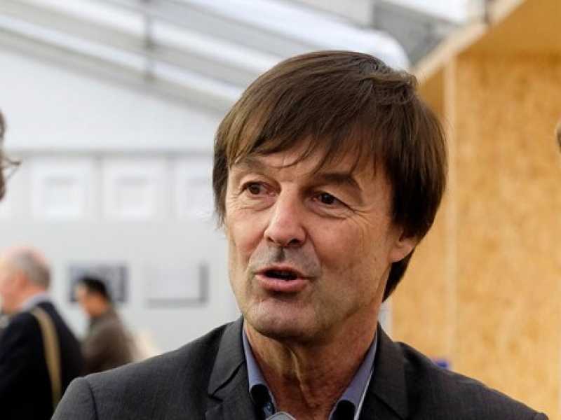 L'ex ministro dell'Ambiente francese Nicolas Hulot (Foto LaPresse)