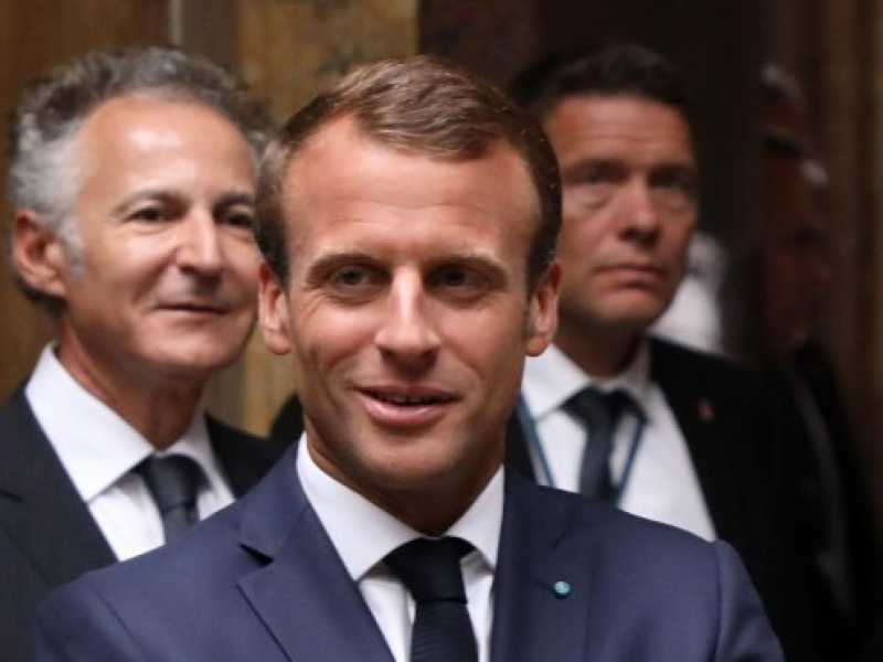 Emmanuel Macron (foto LaPresse)