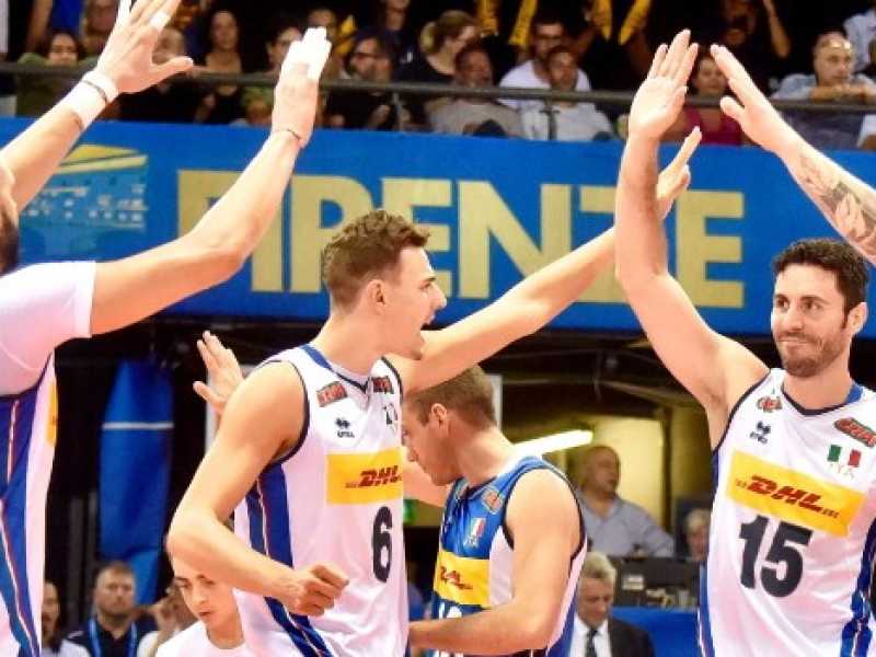 La Nazionale maschile di pallavolo ha battuto per tre set a zero la Repubblica Dominicana nel quarto turno dei Mondiali (Foto LaPresse)