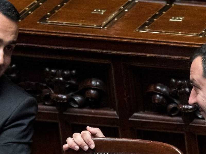 Luigi Di Maio e Matteo Salvini (foto LaPresse)
