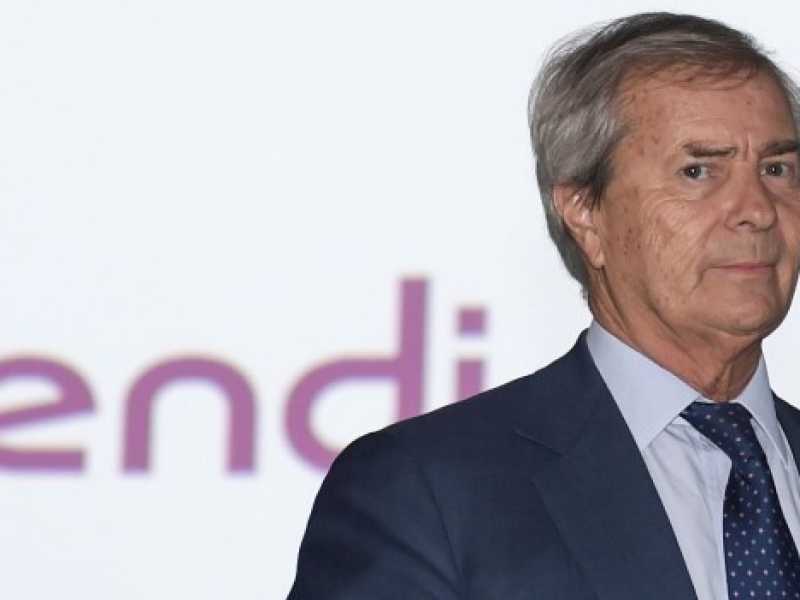 Vincent Bollor&egrave;, il presidente del gruppo francese Vivendi (Foto LaPresse)