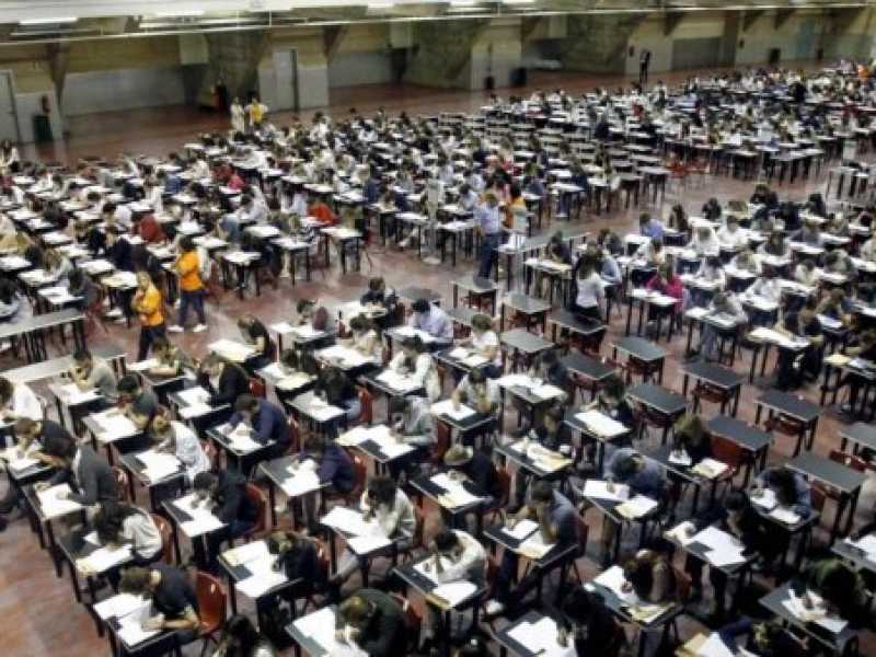 Un'immagine prova unica di ammissione ai corsi di laurea magistrale in Medicina e Chirurgia (foto LaPress)