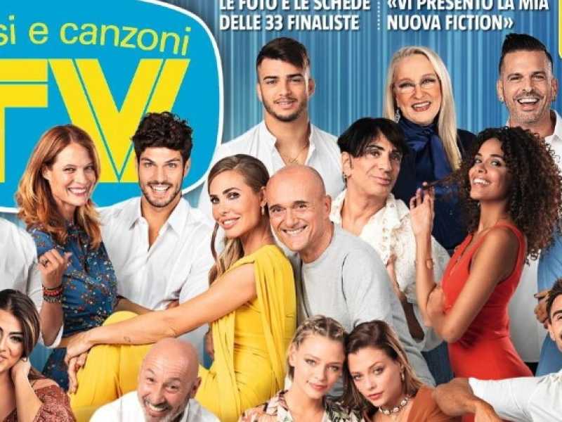 Una copertina di "Tv sorrisi e canzoni" dedicata al GF Vip