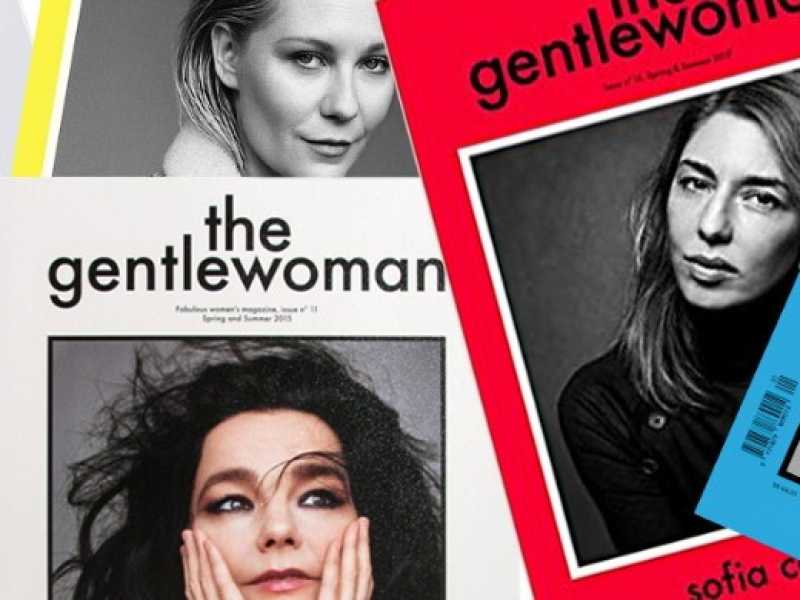 La rivista di moda The Gentlewoman esce due volte l'anno e costa 45 euro 