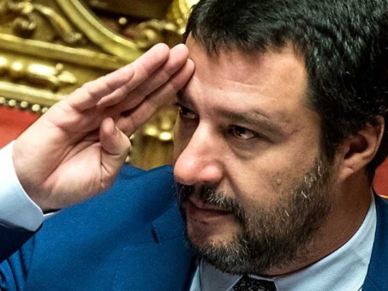Matteo salvini (foto LaPresse)