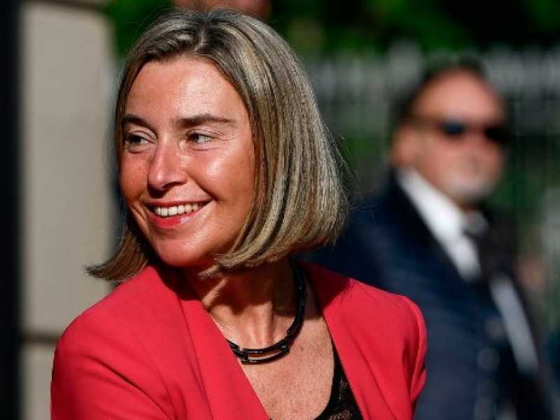 Federica Mogherini, Alto rappresentante dell'Unione per gli affari esteri e la politica di sicurezza (Foto LaPresse)