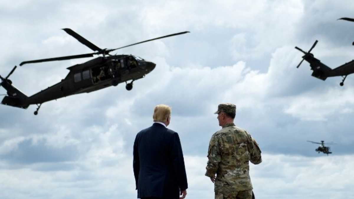 Immagine di Dov’e’ il commander in chief Donald Trump?