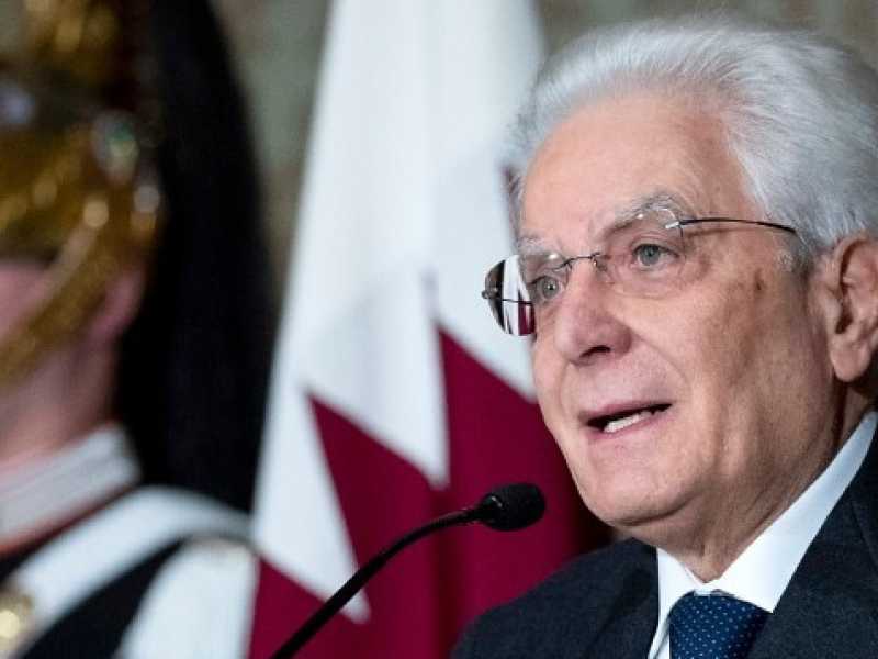 Sergio Mattarella (foto LaPresse)