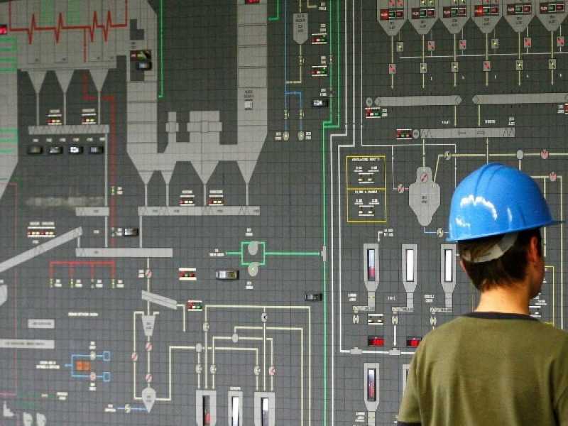 Inceneritore e termovalorizzatore A2A di Brescia, pannello comandi in centrale operativa