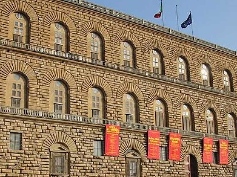 L'ingresso principale di Palazzo Pitti a Firenze (Foto Wikipedia)