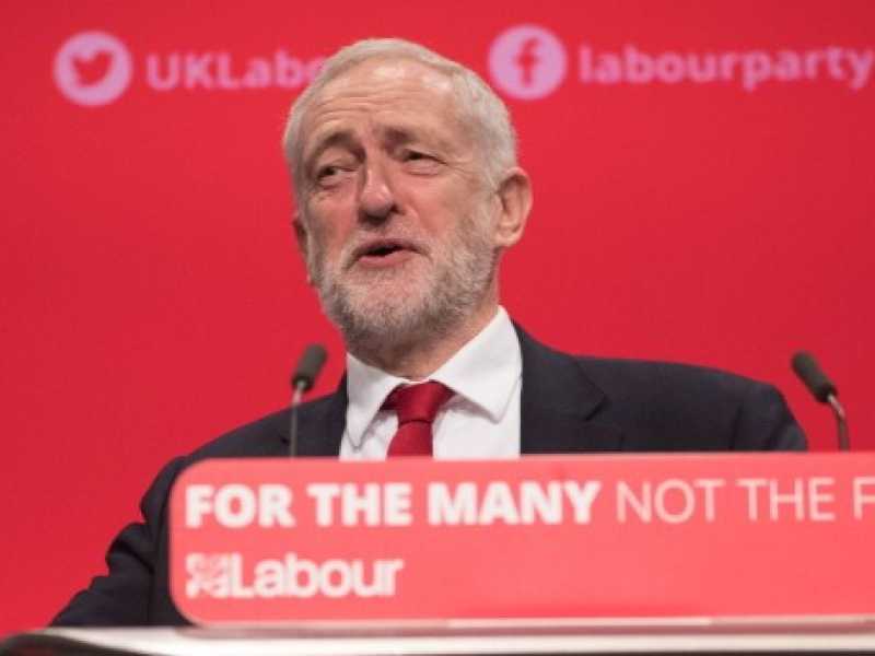 Jeremy Corbyn al party annuale dei laburisti 2017 (foto LaPresse)