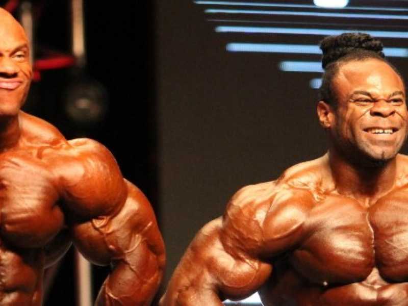 Phil Heat e Kai Greene al Mr. Olympia 2012 (foto Wikipedia) 