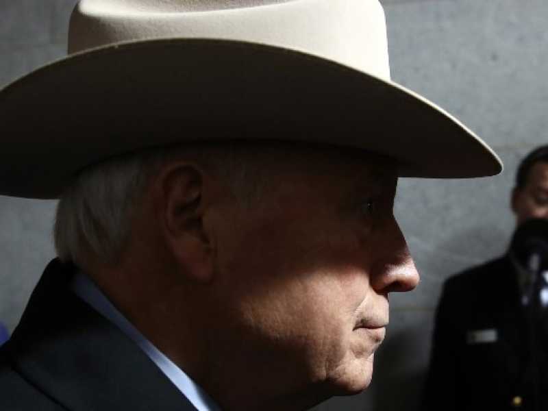Dick Cheney il giorno dell&rsquo;inaugurazione di Donald Trump a presidente (Reuters)