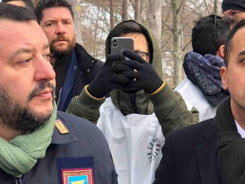 Matteo Salvini e Luigi Di Maio (Foto Imagoeconomica)