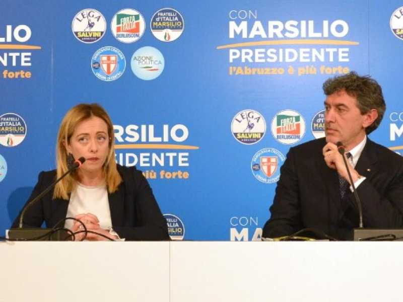 Campagna elettorale per le elezioni regionali in Abruzzo (LaPresse)