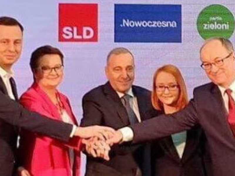 Foto tratta dalla pagina Facebook Koalicja Europejska