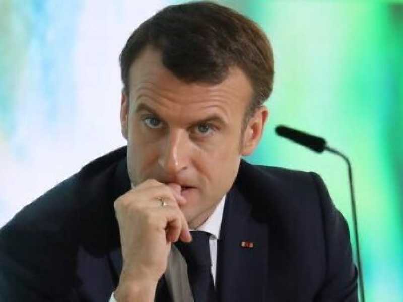 Emmanuel Macron (foto LaPresse)