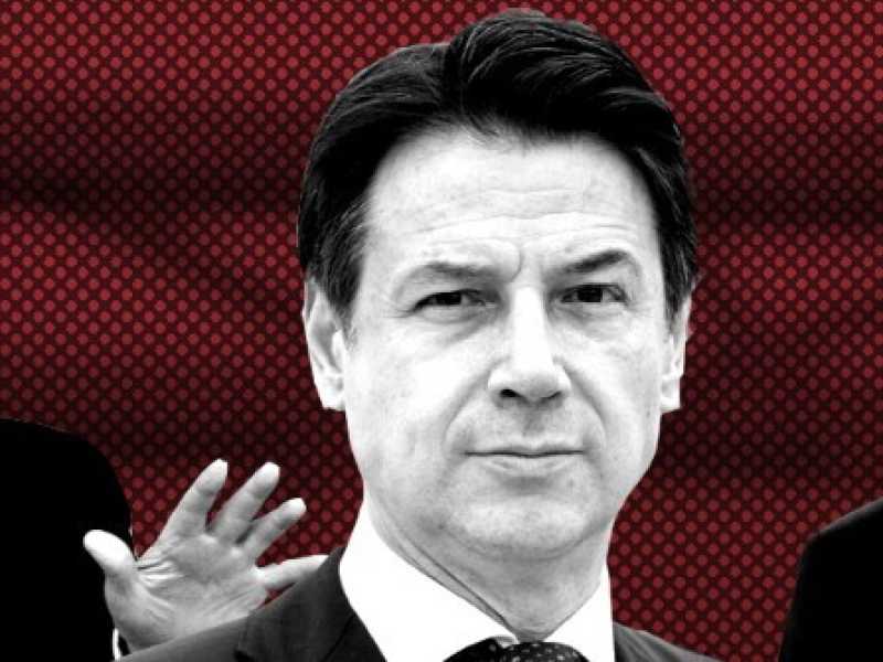 Donald Trump, Giuseppe Conte e X Jinping (elaborazione grafica Il Foglio)