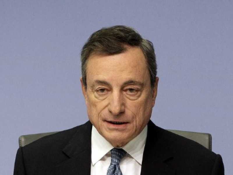 Il presidente della Bce, Mario Draghi (Foto LaPresse)