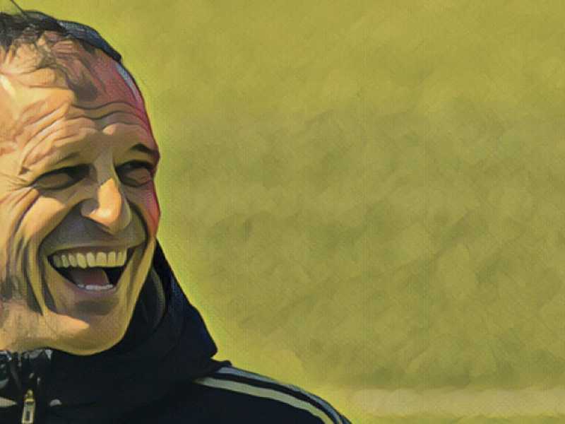 Allegri, un sorriso dentro la tempesta