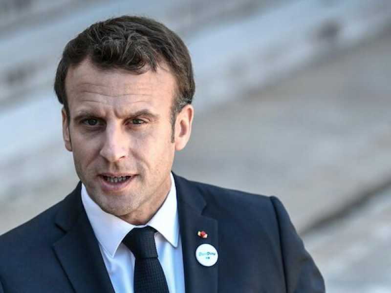 Emmanuel Macron (foto LaPresse)
