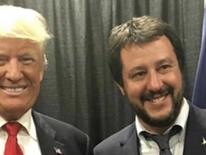 Donald Trump e Matteo Salvini 