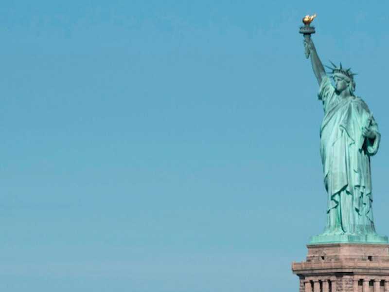 La Statua della Libert&agrave; a New York (Foto LaPresse)