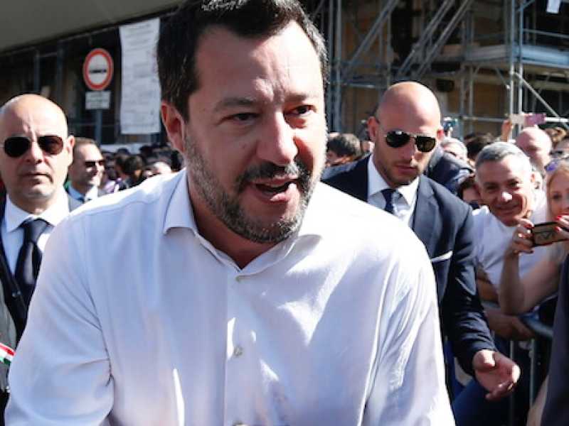 Il ministro dell'Interno, Matteo Salvini (Foto LaPresse)