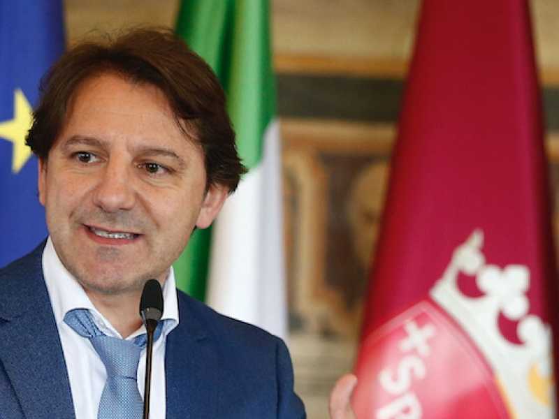 Il presidente dell'Inps, Pasquale Tridico (Foto LaPresse)