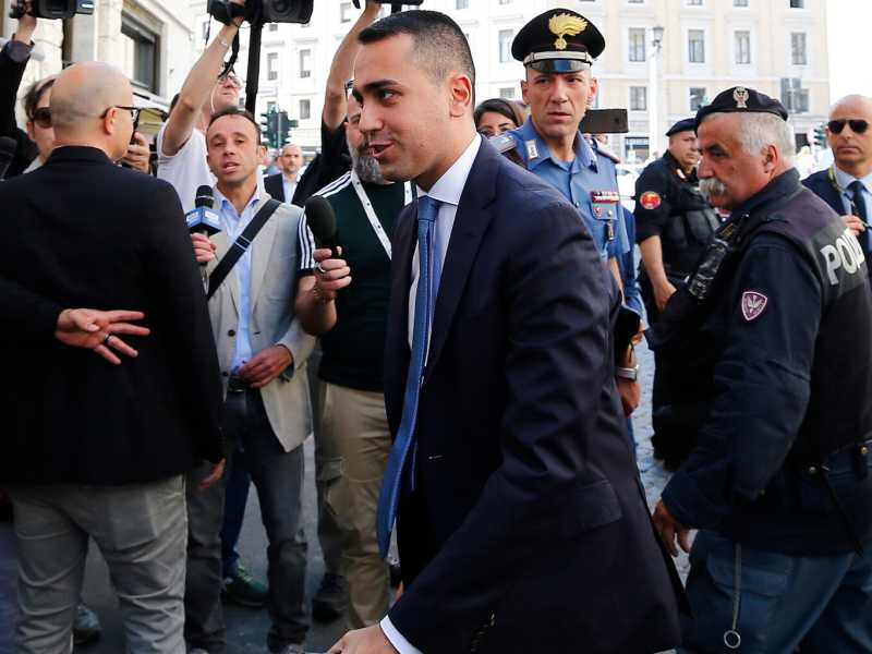 Il capo politico del M5s, Luigi Di Maio (Foto LaPresse)