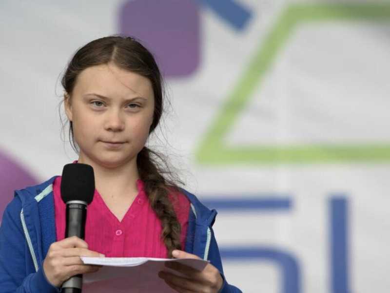 Greta Thunberg (foto LaPresse)