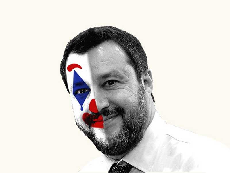 Il vicepremier Matteo Salvini alla festa del Lavoro a Milano (Foto LaPresse)